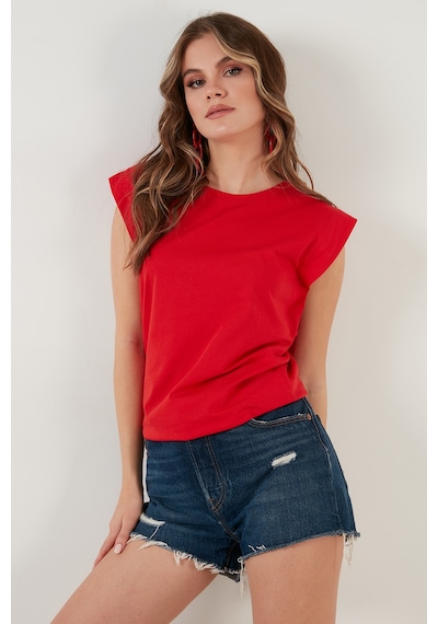 Lela Bayan T Shirt 5864019 KIRMIZI Kırmızı