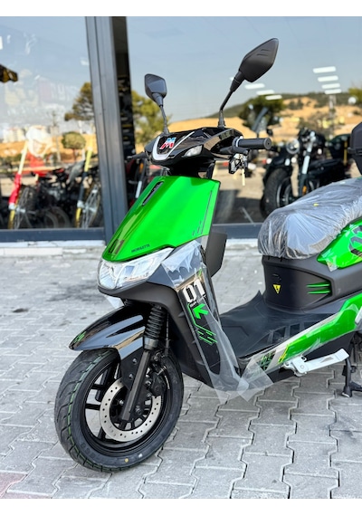 Mobilette Tiger 12000 2024 Elektirikli Motosiklet Yeşil