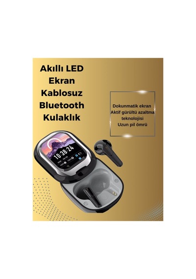 Şık Akıllı Ve Güçlü: Led Ekranlı Kablosuz Kulaklık Seti - Hs08375885-2477 Renkli