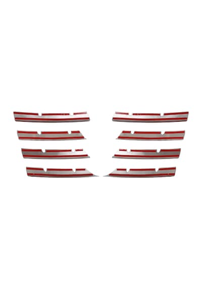 Volkswagen Passat B6 Uyumlu 2005-2010 Krom Ön Panjur 8 Parça Paslanmaz Çelik