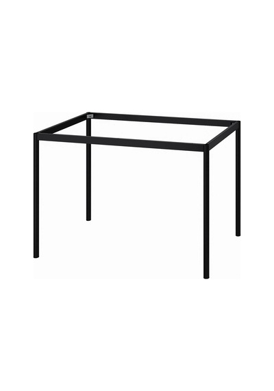 Ikea Siyah Şık Yemek Masası - Yemek Masası İskeleti 110x67x73 Cm
