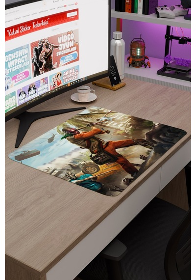 Dying Light Kaymaz Dikişli Kauçuk Oyuncu Mousepad V2 - 48x40 Xl Gaming Mouse Pad Fare Altlığı