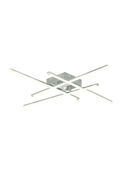 Pl 06 4 Model Krom 3 Renkli Salon Ve Oturma Odası İçin İdeal Alüminyum Avize, 10x55 Krom