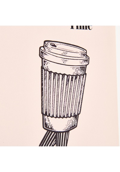 Deco Coffee Time Pano - Bej - 30x40 Cm