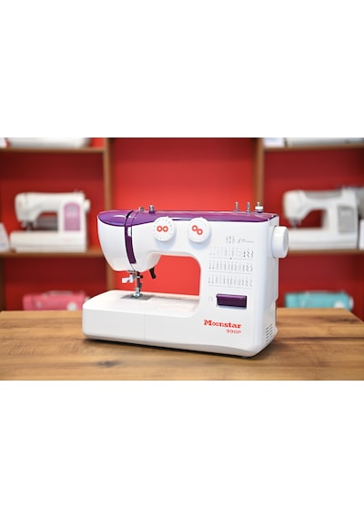 Moonstar Ev Tipi Düz Dikiş Makinesi 36 Desenli 990p Mor