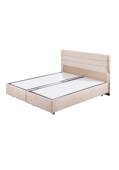 Sofia İkili Set, Sofia Çift Kişilik Baza Başlık Seti Krem 160 x 200