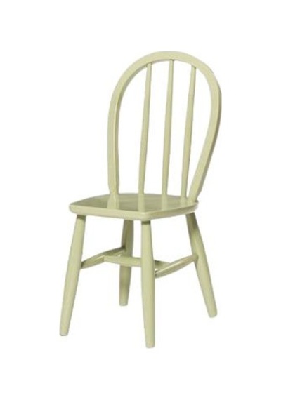 Sandalye 90469 Zus292 Çıtalı Oval Sırtlık Model Ahşap Kayın Ayak Krem El Yapım
