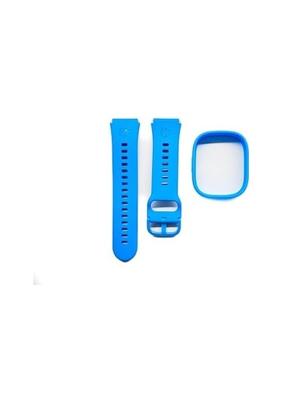 Wiky Watch 5 Plus Akıllı Saat Yedek Kayışı Kasa Kordon Set Mavi