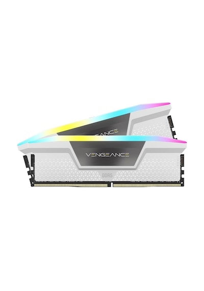 Corsaır Vengeance 32gb 2x16gb 6000mt/s Cl38 Ddr5 Expo&ıntel Xmp Beyaz Rgb Ram-cmh32gx5m2d6000z38w