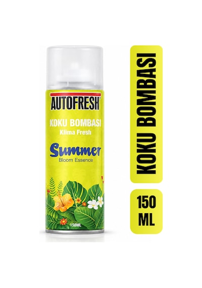Klima Fresh Koku Bombası 150 Ml Summer Bloom Araç İçi Koku Giderici Sprey
