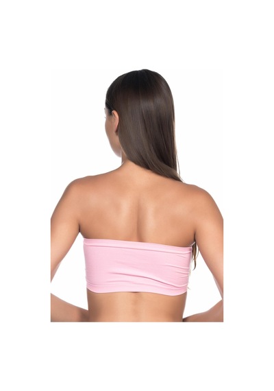 Pembe Mı Emay 4002 Soft Straplez Büstiyer Pembe