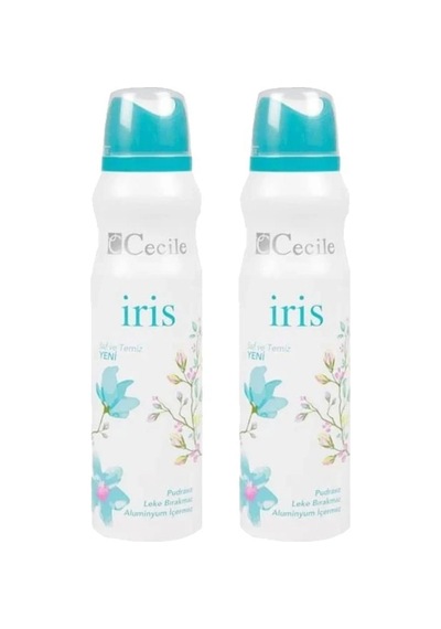 Cecile İris Kadın Sprey Deodorant 2 x 150 ML