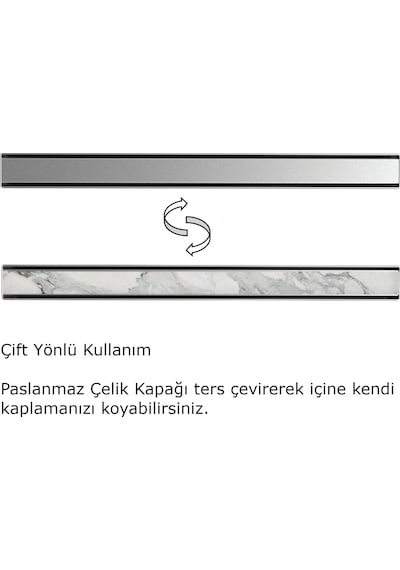 Evimetal - 70 Cm Duş Kanalı - Prodiline - 304 Kalite Paslanmaz