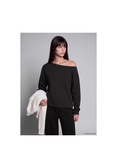 LC Waikiki Alıta Cıty Farkıyla Xsıde Siyah Kayık Yaka Soft Touch Kadın Sweatshirt Siyah - 924121693 Siyah LC Waikiki Alıta Cıty Farkıyla Xsıde Siyah Kayık Yaka Soft Touch Kadın Sweatshirt Siyah - 924121693 Siyah