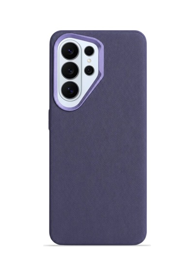 Premium Fabric Cover Royal Plum Galaxy S25 Ultra Lacivert