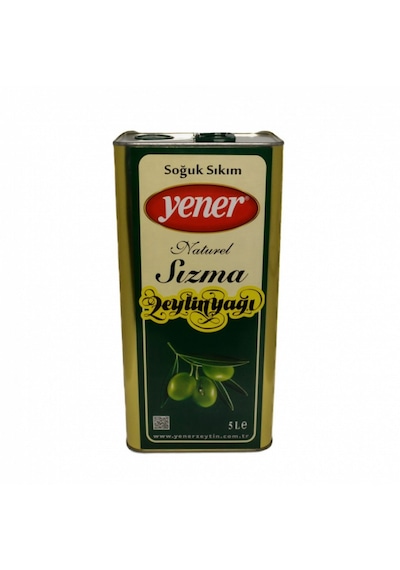 5 Lt Naturel Sızma Zeytin Yağı Yeni Mahsül 2025-2026