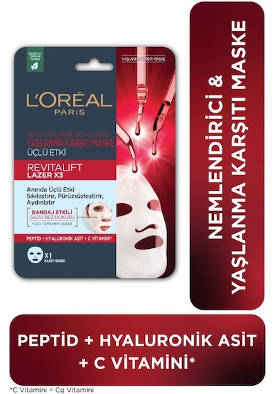 Loreal Paris Revitalift Lazer X3  Maske