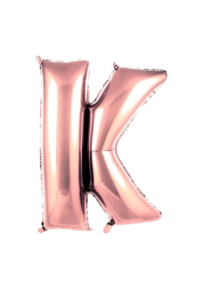40" Folyo Harf 100cm "k" Rose Gold Rose Gold
