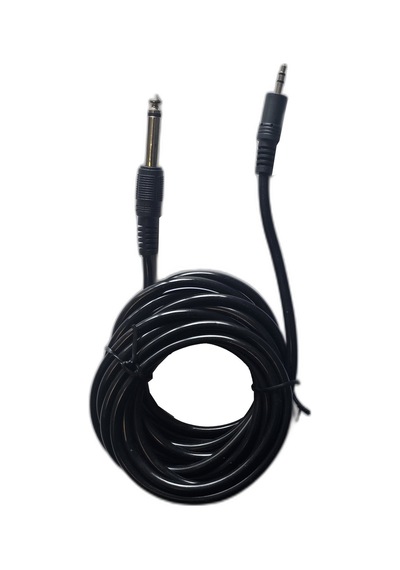 6.35 Mm To 3.5 Mm Aux Ses Kablosu - Gitar Amfi Hoparlör Ve Kulaklık Dönüştürücü Kablo 3metre