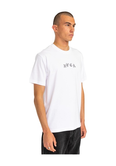 Rvca Rvca Dream Reaper Erkek Tişört 0010 Beyaz