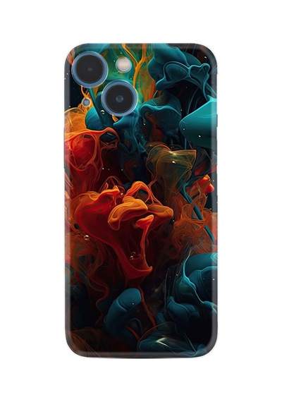 Apple iPhone Uyumlu Apple iPhone Uyumlu 13 Kılıf Apple iPhone Uyumlu 14 Kılıf Boutique Baskılı Resimli Renk Cümbüşü Pcode -070