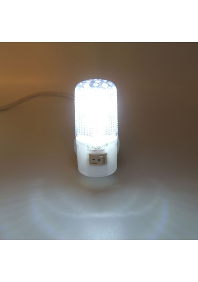 Kısa Led Gece Lambası 0,5W Tasarruflu Işıklı Fişli Düğmeli 5 Adet