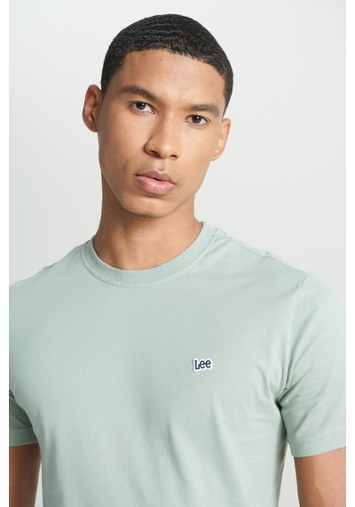 Lee Regular Fit Normal Kesim Bisiklet Yaka Mint Yeşili Tişört L60Ufq303 Mint