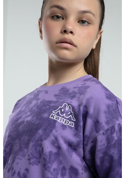 Kappa 362415 Kız Çocuk Tie-dye Şort Bermuda Pijama Takım Lila