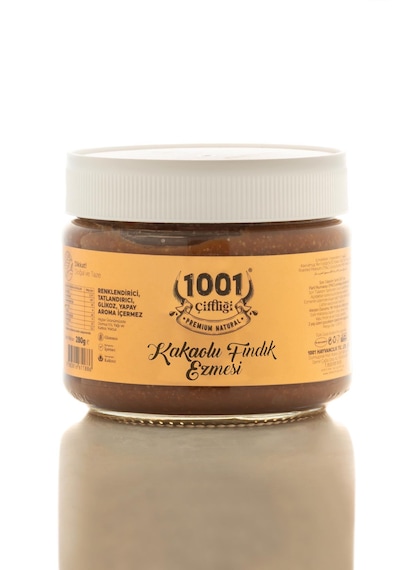 1001 Çiftliği Kakaolu Fındık Ezmesi 280g Katkısız