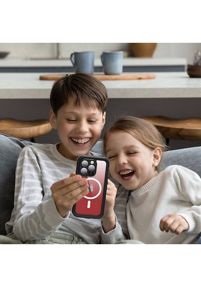 Apple Uyumlu  iPhone 15 Pro Max Kılıf 1-1 Su Geçirmez Kılıf