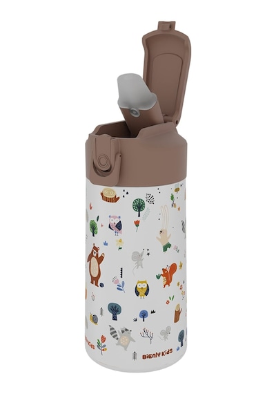 Bienly Çelik Desenli Çocuk Matarası 500 Ml