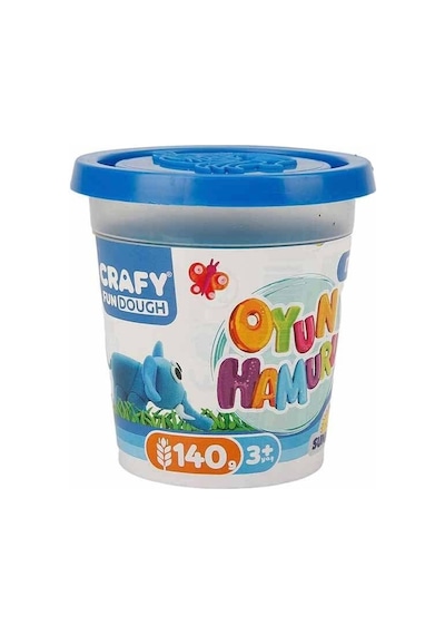 0915 Crafy 4'lü Oyun Hamuru 560 Gr. Çok  Renkli