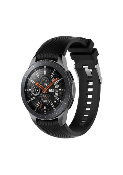 Huawei Watch Gt 3 46mm Uyumlu Kordon Silikon Çizgili Spor Yumuşak Krd-18 Kayış