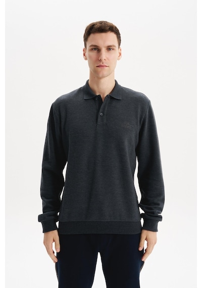AR-MA Arma Erkek Regular Fit Selanik Kumaş Polo Yaka Sweatshirt Düğmeli, Pamuk Polyester Karışımlı %65 Pamuk %35 Polyester K30564699102 Gri AR-MA Arma Erkek Regular Fit Selanik Kumaş Polo Yaka Sweatshirt Düğmeli, Pamuk Polyester Karışımlı %65 Pamuk %35 Polyester K30564699102 Gri