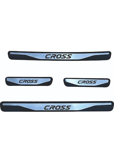 Egea Cross Kapı Eşiği New Krom Kapı Eşiği 4 Parça Paslanmaz Çelik