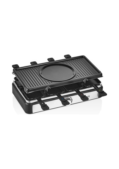 Zilan ZLN8856 1400 W Raclette & Izgara Makinesi 8 Kişilk Raclette Fondü Set