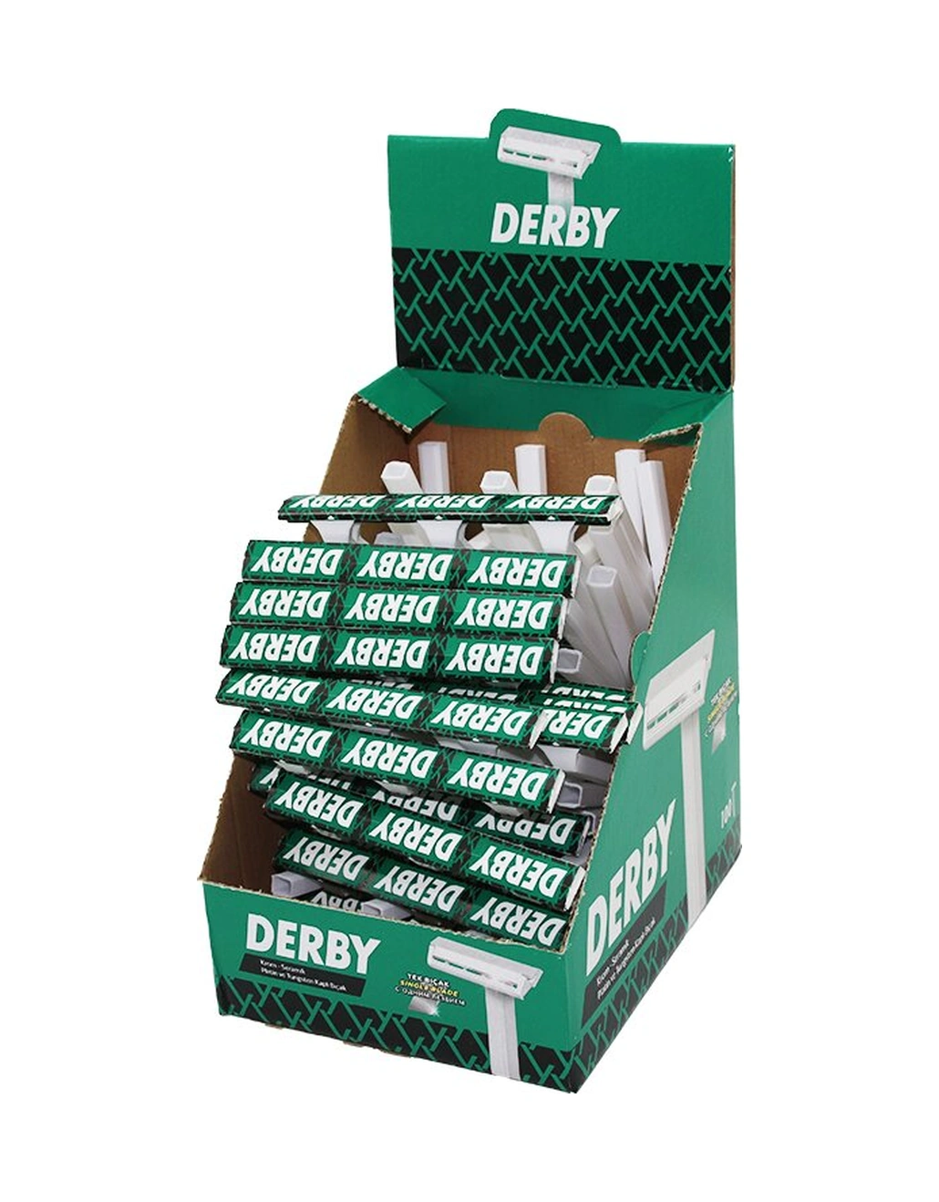 Derby Tek Bıçak 100pcs Banyo Saplı Jilet 4741
