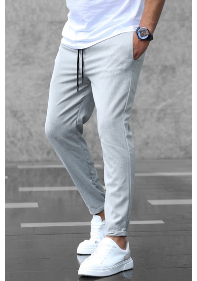 Madmext Gri Jogger Pantolon 4242-gri Gri