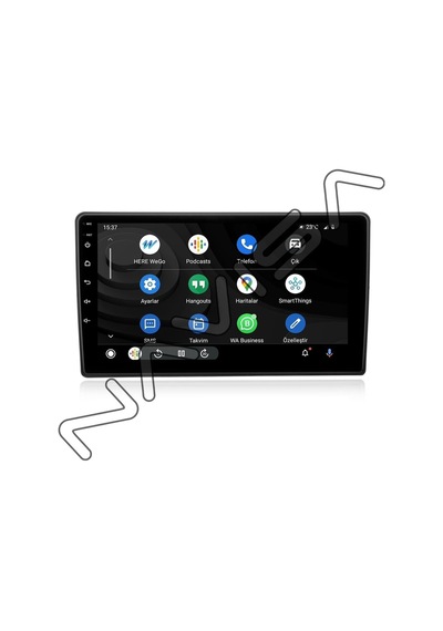 Peugeot 407 2 Gb Ram 32 Gb Hafıza Androıd Multımedıa Teyp 9.0 İnç