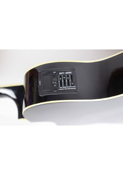 Agustini Hg39Ce-101Bk Elektro Klasik Gitar-Kılıf ve Pena