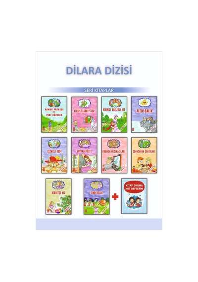 Ata 1.Sınıflar için Dilara Öykü Dizisi + Kitap Okuma Not Defteri