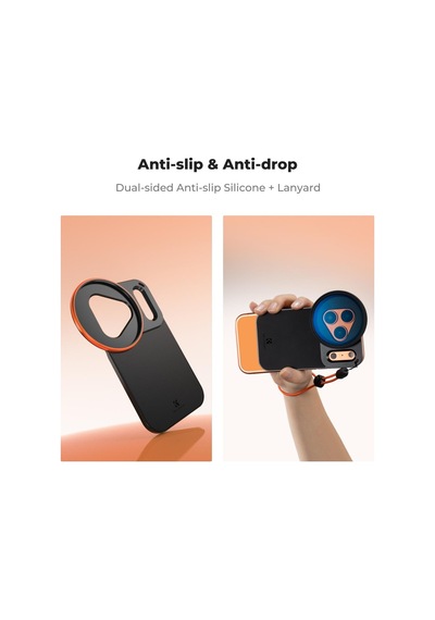 K&f Concept İphone 17 Pro Uyumlu Cpl Filtre + Manyetik Filtre Montaj Adaptörü