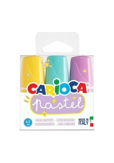 3 Adet Pastel Renkli Yıkanabilir Mini İşaretleme Kalemi 124-Pembe