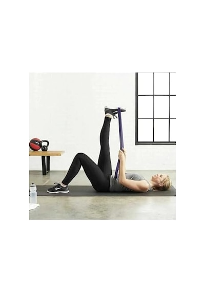 Slipt Güç Bandı - Hafif Direnç Lastiği Fitness, Pilates, Aerobik & Squat Egzersiz Lastiği Latex Powerband Açık Bej