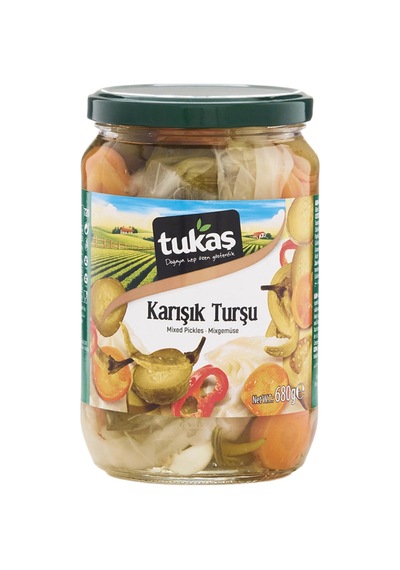 4 Adet Tukaş Karışık Turşu 680 G