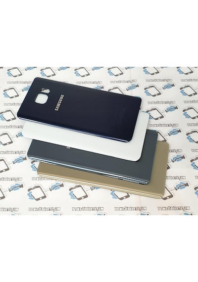 Samsung Uyumlu Galaxy Note 5 Arka Pil Batarya Kapağı (Cam) (146573581)