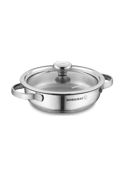 Korkmaz Minika Inox Indüksiyonlu Çelik Tencere Tava Mama Seti