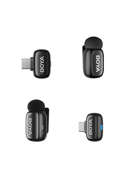 Boya Mini 2 Aı Kablosuz Yaka Mikrofonu Type-c Mat Siyah - Sku02