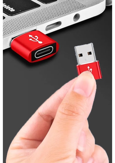 Usb Type-c Dönüştürücü Otg Çevirici Adaptör Metal Macbook Bilgisayar Dönüştürücü
