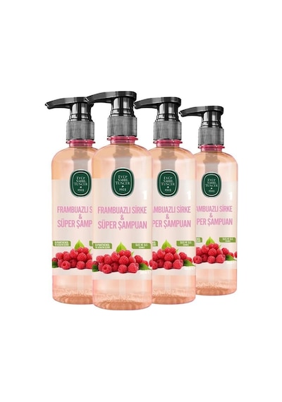 Eyüp Sabri Tuncer Frambuazlı Sirke & Süper Şampuan 4 x 500 ML